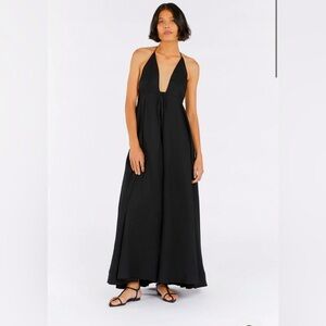 New with tag DISSH black linen maxi dress never worn sold out online